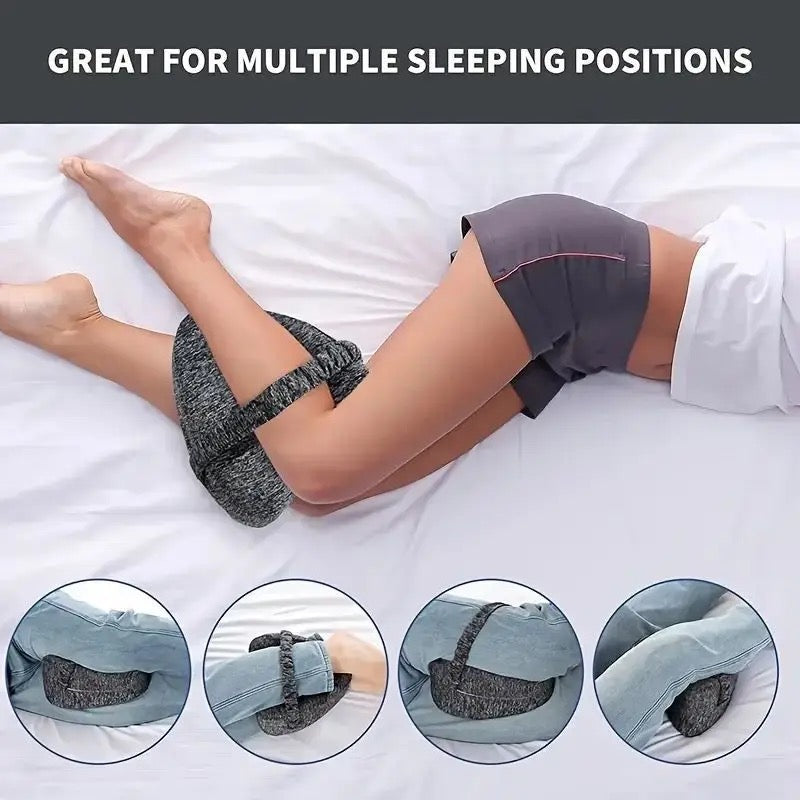 Orthopeadic leg pillow for side sleepers