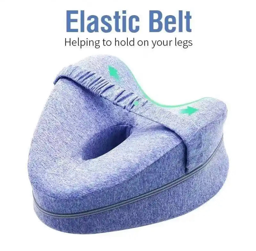 Orthopeadic leg pillow for side sleepers