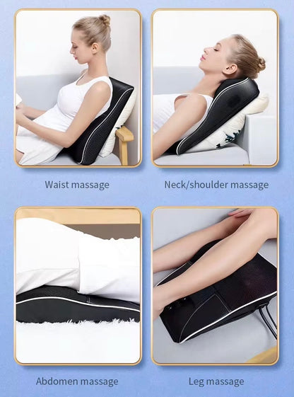 Massage+heating backrest
